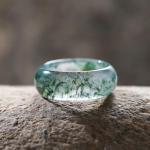 Natural Moss Agate Ring for Everyone