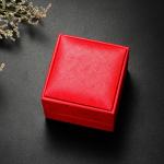 Personalized 2.0CT Red Ruby Gold Ring for Him