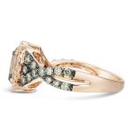 LeVian 14K Rose Gold Oval Gemstone Engagement Ring