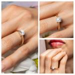 IGI Certified 2 Carat Yellow Gold Engagement Ring