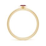 0.3 Ct Ruby Promise Ring in 14K Gold