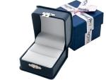 Sapphire Ring in 14K White Gold, Size 5