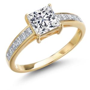 14K Yellow Gold Lab Grown Diamond Engagement Ring