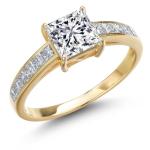 14K Yellow Gold Lab Grown Diamond Engagement Ring