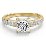 14K Yellow Gold Lab Grown Diamond Engagement Ring