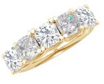 1 Carat Lab Grown Gemstone Diamond Wedding Band