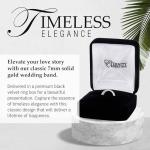 7mm Solid Gold Comfort Fit Wedding Band Size 12
