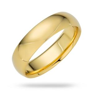 5mm Solid Gold Comfort Fit Wedding Band