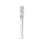 0.21 Ct Diamond Ring in 14K White Gold
