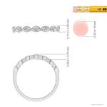 0.21 Ct Diamond Ring in 14K White Gold