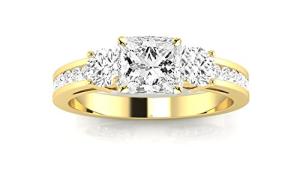 Stunning 14K Gold 1.75 Carat Lab Grown Diamond Ring