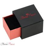 Stunning 2pc Emerald Cut Wedding Ring Set