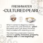 Freshwater Pearl Cluster Ring in 14K Yellow Gold