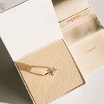 14K Yellow Gold 3 Carat Moissanite Engagement Ring