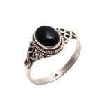 Black Onyx Sterling Silver Statement Ring for Women