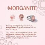 Morganite Engagement Ring with Diamond Halo