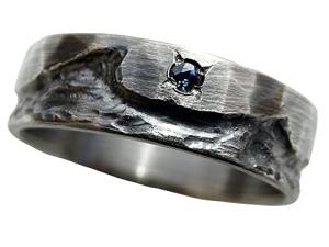 Handmade Silver Wave Gemstone Ring for All