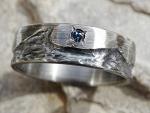 Handmade Silver Wave Gemstone Ring for All