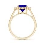 Tanzanite and Diamond Yellow Gold Ring for Women