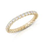 1 Carat Lab Grown Diamond Eternity Band in 14K Gold