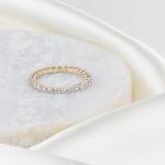 1 Carat Lab Grown Diamond Eternity Band in 14K Gold