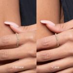 1 Carat Lab Grown Diamond Eternity Band in 14K Gold