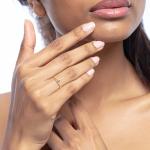 Tri-Color Gold Rose Flower Ring, Size 7