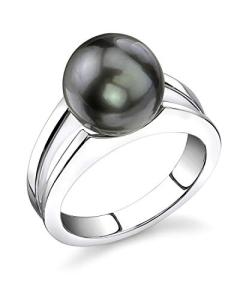 Black Tahitian Cultured Pearl Kasandra Ring for Women