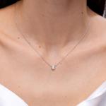 Angara Natural Opal Solitaire Pendant for Women | Bezel-Set Round Opal Solitaire Necklace in Yellow Gold | October Birthday, Anniversary, Gemstone Jewelry Gift | AAA | 5mm