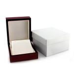 Diamond Wish 14k White Gold Blue Sapphire Gemstone Solitaire Necklace (1/4ctw) 4 Prong Basket, 18-inch Box Chain