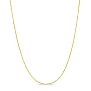 GOLDPAR 14k Yellow Gold Solid Box Chain 2.05MM Necklace for Women Jewelry with Lobster Clasp - 28"