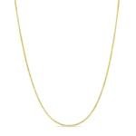 GOLDPAR 14k Yellow Gold Solid Box Chain 2.05MM Necklace for Women Jewelry with Lobster Clasp - 28"