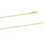 GOLDPAR 14k Yellow Gold Solid Box Chain 2.05MM Necklace for Women Jewelry with Lobster Clasp - 28"