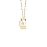 Angara Natural Diamond Solitaire Pendant for Women | 0.25 ct Round Diamond Solitaire Pendant Necklace in Yellow Gold | April Birthday, Anniversary, Gemstone Jewelry Gift | HSI2 | 4.1mm