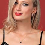 Gem Stone King 14K Yellow Gold Round 5MM Gemstone Birthstone Solitaire Pendant Necklace | Gold Necklace for Women | With 18 Inch 14K Yellow Gold Chain | Fine Jewelry Gifts for Her Mom Women Wife