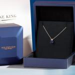 Gem Stone King 14K Yellow Gold Round 5MM Gemstone Birthstone Solitaire Pendant Necklace | Gold Necklace for Women | With 18 Inch 14K Yellow Gold Chain | Fine Jewelry Gifts for Her Mom Women Wife