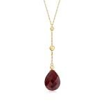 Ross-Simons Precious Gemstone Y-Necklace in 14kt Yellow Gold
