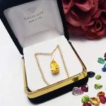 Galaxy Gold GG 14k Solid Yellow Gold Necklace with Pear-shaped Natural 5 carats Citrine 1627Y (18)