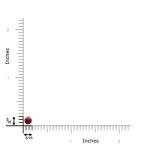 Angara Natural Ruby Solitaire Pendant for Women | Bezel-Set Round Ruby Solitaire Pendant in White Gold | July Birthday, Anniversary, Gemstone Jewelry Gift | A | 4mm