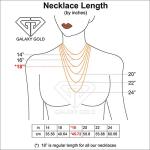 Galaxy Gold GG 14k.8 CTW 14k 16" Solid Gold Necklace Briolette Dyed Ruby Pendant