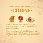 Angara Natural Citrine Solitaire Pendant for Women | 1.4 ct Trillion Shape Citrine Diamond Solitaire Pendant Necklace in Sterling Silver | November Birthday, Gemstone Jewelry Gift | AAAA | 8mm