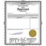 14k White Gold Garnet Pendant Necklace and Earrings Set