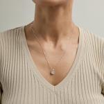 Belacqua 2 Carat Round Lab Grown Diamond Solitaire Pendant Necklace in 14K White Gold, IGI Certified, Prong Set, E-F Color, VS Clarity,Fine Jewelry for Women, Gift Box Included