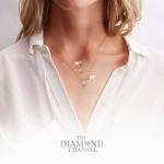 Lab Grown Diamond Necklace in Solid Gold