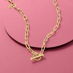 Ross-Simons 14kt Gold Paper Clip Necklace 18