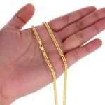 10k Yellow Gold Franco Box Chain Necklace 20
