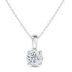 14K Gold Lab Grown Diamond Necklace for Women