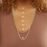 14K Yellow Gold Rope Chain Necklace - 20 Inch