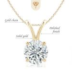 Lab-Grown Diamond Solitaire Pendant Necklace