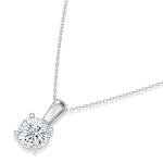 14K Gold Lab Grown Diamond Necklace for Women